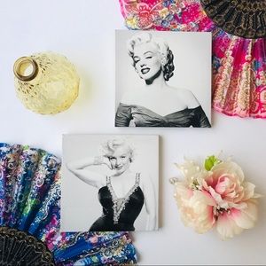 Marilyn Monroe Wall Decor Collection (Gray Scale)